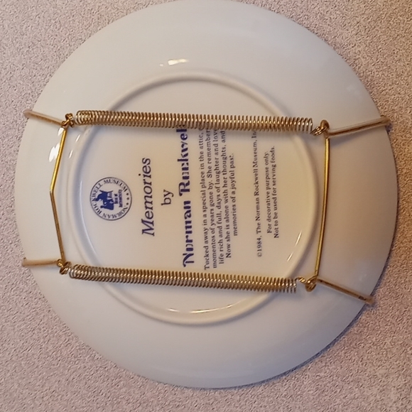 1984 Norman Rockwell 4pc Plate Set - Picture 5 of 9